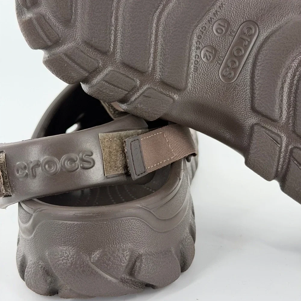 Crocs Offroad Sport Clog Espresso Brown Mens 10 Womens 12 Rugged Outdoor Sandal
